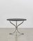 PH Lounge Table, Chrome, Solid Black Oak Table Plate, Image 1