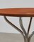 PH Lounge Table, Chrome, Solid Mahogany Table Plate 2