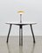 PH Axe Table, Black Oak Legs, Laminated Plate, Yellow PH 3 ½ - 2 ½ Lamp 1