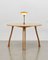 PH Ax Tisch, Eichenholz Beine, Furnier Tischplatte, Gelbe PH 3 ½ - 2 ½ Lampe 1
