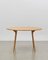 PH Circle Table, D1270mm, Natural Oak Wood Legs, Veneer Table Plate and Edge, Image 1