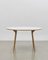 PH Circle Table, D1270mm, Natural Oak Wood Legs, Laminated Plate 1