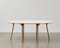 PH Circle Table, 1270x1820mm, Natural Oak Wood Legs, Laminated Plate 1