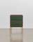 Cassettiera piccola PH con gambe in ottone, impiallacciata in mogano, pelle verde e cassetti in frassino di Poul Henningsen, Immagine 1