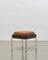 Sgabello PH con gambe in ottone, impiallacciatura in legno di quercia nero e seduta in noce di Poul Henningsen, Immagine 2