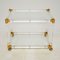 Vintage Acrylic, Brass & Glass Drinks Trolley, 1970s, Image 1