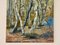 Trees, 1960s, Oil on Canvas, Framed, Image 4