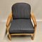 Scandinavian Black Lounge Chair, 1960s 2