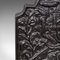 Antique English Cast Iron Fireback, Image 6