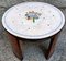 Rosewood Coffee Table in Floral Patterned Glass Mosaic by Gio Ponti, 1940s 2