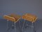 Chromed Steel and Rattan Bar Stools from Rohé Noordwolde, 1960s, Set of 2, Image 3