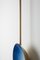 Blaue Oyster Wandlampe von Carla Baz 4