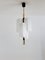 Italian Modern Pendant Light in Acrylic and Brass from Stilux Milano, 1970s 6