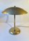 Lámpara de escritorio Bauhaus de latón de Egon Hillebrand, años 40, Imagen 4