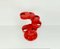 Roter Schirmständer aus Kunststoff von Giancarlo Piretti für Castelli / Anonima Castelli, 1970er 4