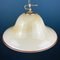 Vintage Beige Murano Glass Pendant Lamp from De Majo, Italy, 1970s, Image 5