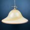 Lampe à Suspension Vintage en Verre de Murano Beige de De Majo, Italie, 1970s 6