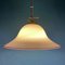 Lampe à Suspension Vintage en Verre de Murano Beige de De Majo, Italie, 1970s 11