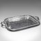 20th Century English Silver Plate Serving Tray, Image 2