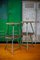Small Industrial Work Stools, Set of 4 3