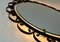 Mid-Century Modern Wall Mirror with Lighting and Iron Frame from Hillebrand Lighting, 1960s, Image 7