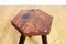 Vintage Solid Beech Stool, 1930s, Image 5