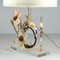 Lámpara de mesa vintage de vidrio acrílico, años 80, Imagen 10