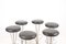 Mid-Century Barstools in Patinated Leather by Piet Hein for Fritz Hansen, Denmark, 1960s, Set of 6 4