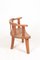 Mid-Century Sessel aus massivem Pinienholz, 1940er 4
