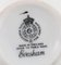Tazas inglesas de porcelana Evesham en crema de Royal Worcester, años 60. Juego de 4, Imagen 5