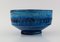 Rimini-Blue Glazed Ceramic Bowl by Aldo Londi for Bitossi, Image 3