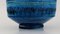 Rimini-Blue Glazed Ceramic Bowl by Aldo Londi for Bitossi 4