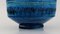 Rimini-Blue Glazed Ceramic Bowl by Aldo Londi for Bitossi, Image 4