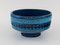 Rimini-Blue Glazed Ceramic Bowl by Aldo Londi for Bitossi 2