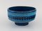 Rimini-Blue Glazed Ceramic Bowl by Aldo Londi for Bitossi, Image 2