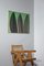 Guy Dessauges, Green Composition, 1970s, Oil on Panel, Framed, Image 4