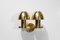 Swedish Brass Model B221 Sconces by Hans Agne Jakobsson, 1960s, Set of 2, Image 1