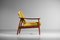 Scandinavian Solid Teak Armchair by Arne Vodder for France and Son, 1960 6