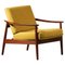 Scandinavian Solid Teak Armchair by Arne Vodder for France and Son, 1960, Image 3