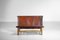 Cognac Leather & Pine Bench, 1950s 17