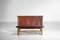 Cognac Leather & Pine Bench, 1950s, Image 17