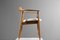 Scandinavian Solid Oak Armchair, 1960 20