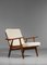 Fauteuil GE240 Scandinave en Teck Massif par Hans Wegner pour Getama, 1960s 4