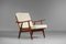 Fauteuil GE240 Scandinave en Teck Massif par Hans Wegner pour Getama, 1960s 5