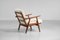 Fauteuil GE240 Scandinave en Teck Massif par Hans Wegner pour Getama, 1960s 10