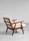 Scandinavian Solid Teak GE240 Armchair by Hans Wegner for Getama, 1960s 2