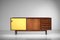 Scandinavian Yellow & White Solid Wood Sideboard by Arne Vodder for Sibast, Image 10
