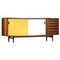 Scandinavian Yellow & White Solid Wood Sideboard by Arne Vodder for Sibast 1
