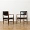 Mid-Century Leather Chairs by Arne Vodder, Set of 2 4