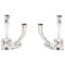 Candelabri a tre braccia argentati di Wolfers, set di 2, Immagine 1